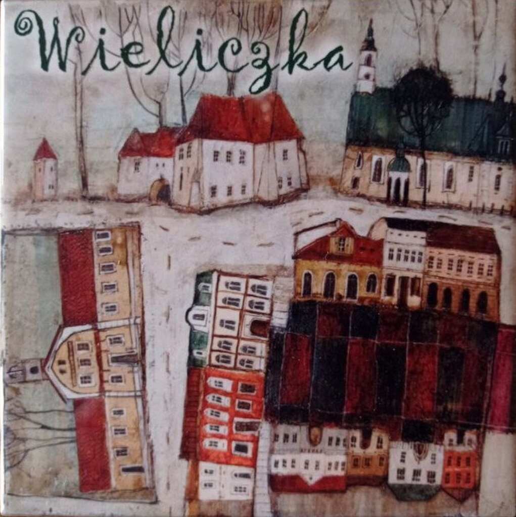 Kafel ceramiczny obrazek "Wieliczka – Artystyczny Widok" dekoracja ścienna